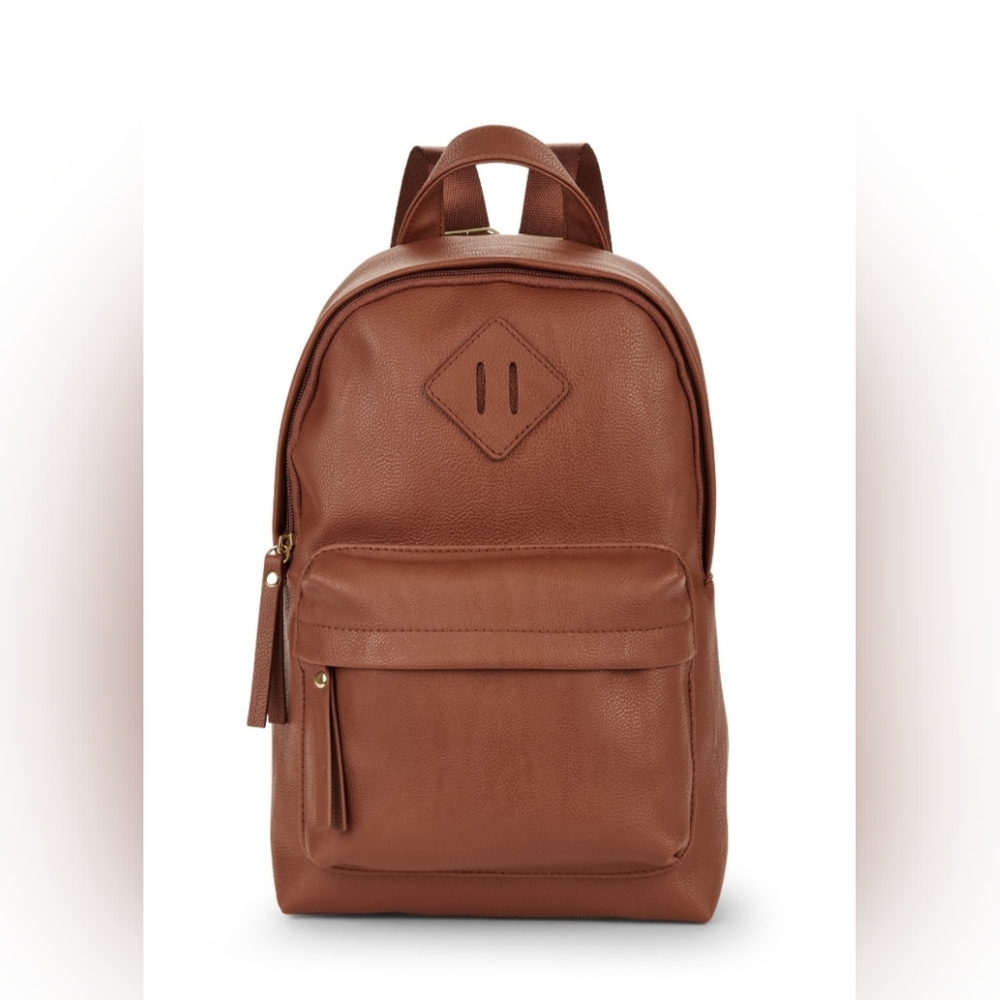 No Boundaries Cognac Mini Dome Backpack NWT Purse